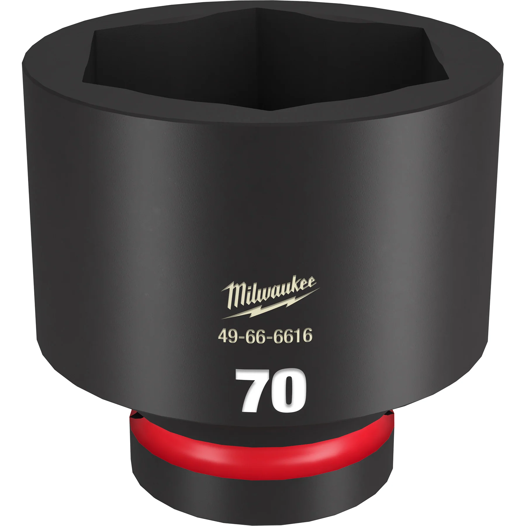 Milwaukee SHOCKWAVE Impact Duty™ 1" Drive 70MM Shallow 6 Point Sockets 49-66-6616