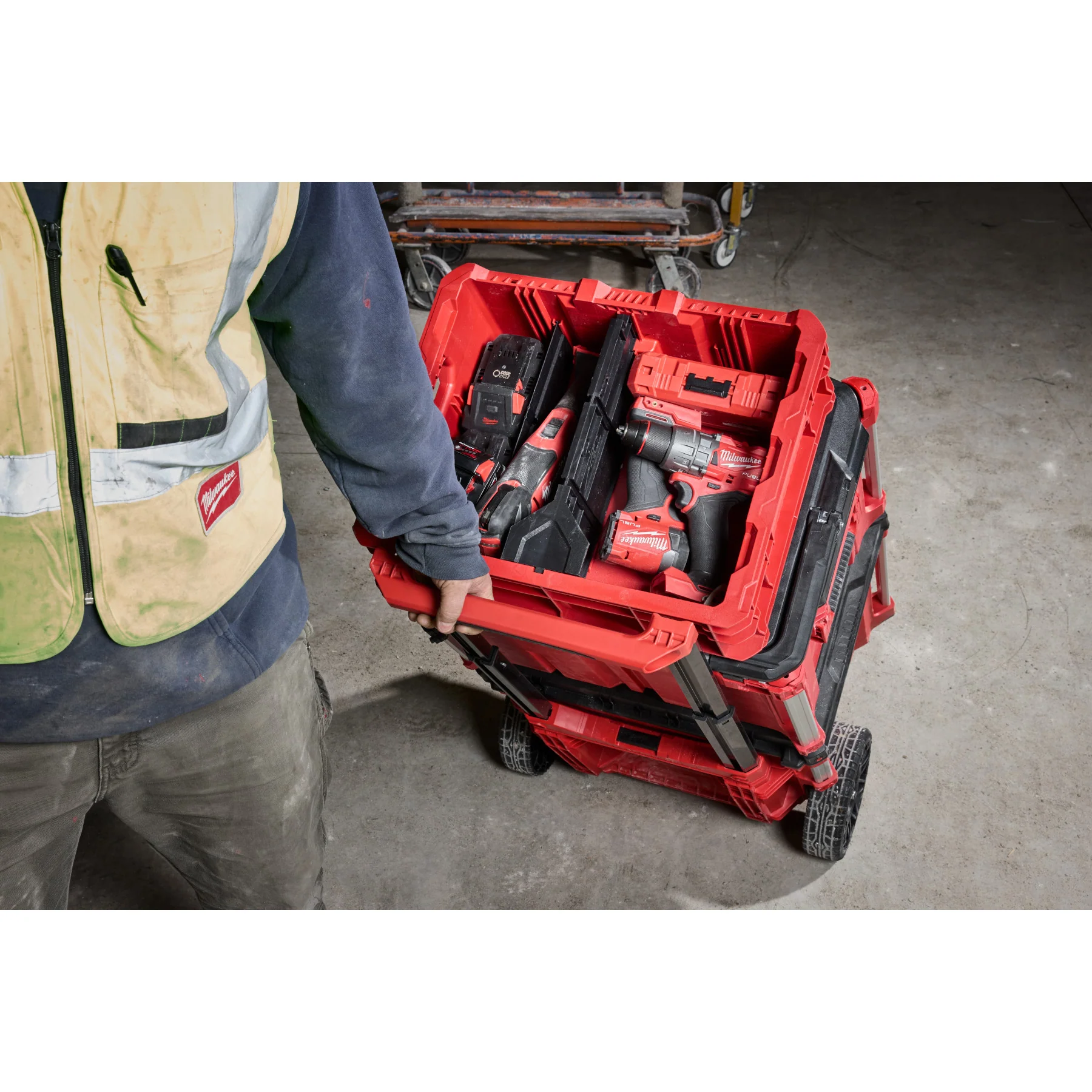 Milwaukee Tool 48-22-8438 PACKOUT™ Low-Profile Crate - Image 7