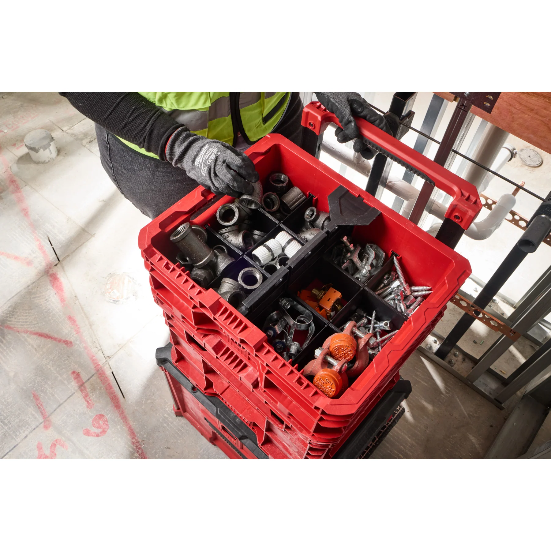 Milwaukee Tool 48-22-8438 PACKOUT™ Low-Profile Crate - Image 8