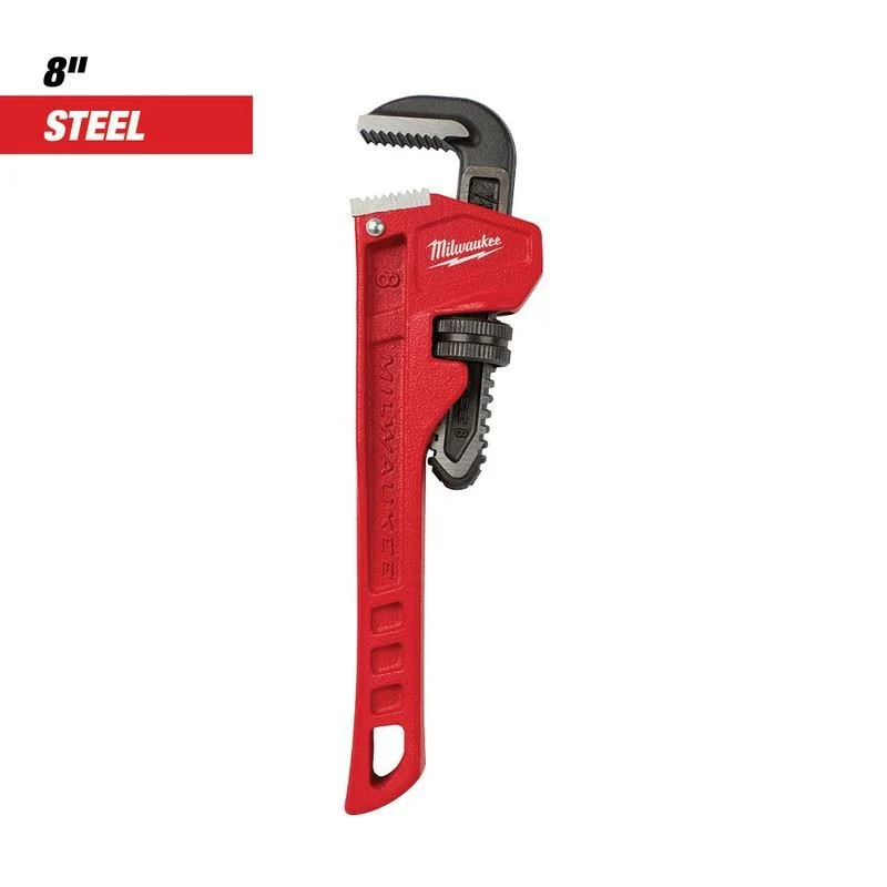 Milwaukeee 48-22-7108 8in Steel Pipe Wrench - Image 4