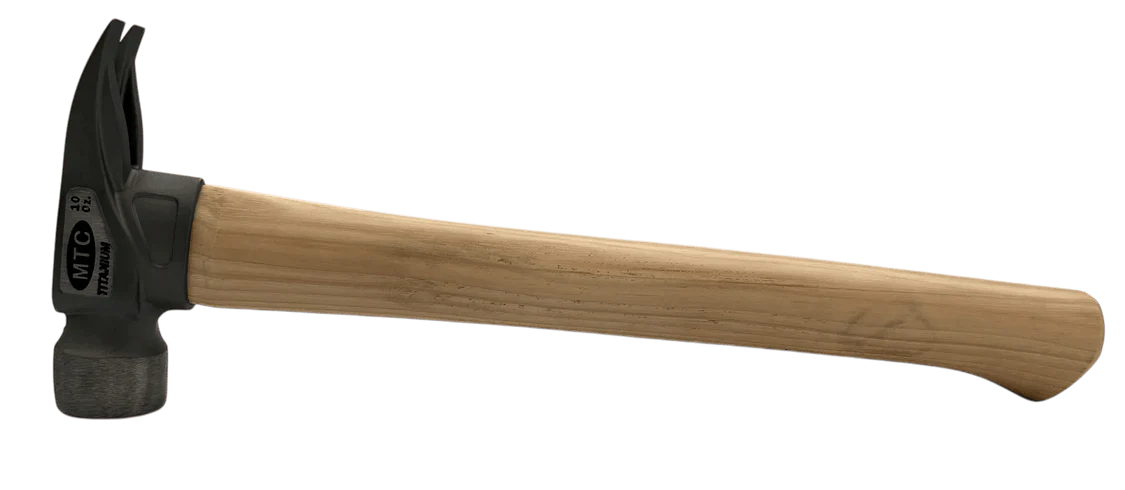 MTC Martinez 14'' Titanium Head O Nose Finish Head Wood Handle - Image 2