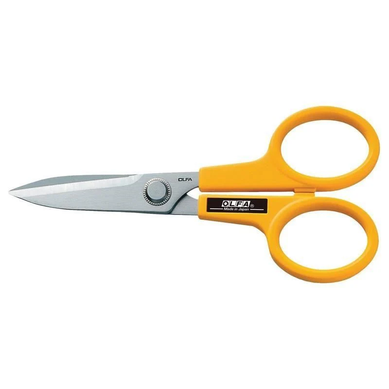 OLFA SCS-2 7 in Serrated-Edge Stainless Steel Scissors - Image 2
