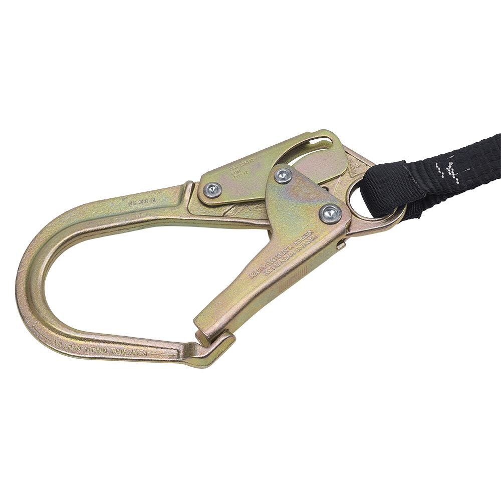 PEAKWORKS V8104724 4FT Shock Absorbing Lanyard (200 to 350 Lb Capacity) Single Leg w/Form Hook (Copy) - Image 2