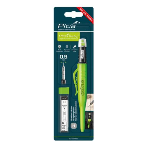 Pica 70705 Fine Dry Longlife Automatic Pencil Bundle With Graphite H Refills