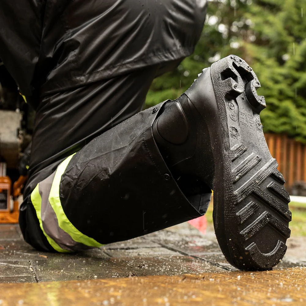Pioneer Black PVC Steel Toe/Plate Rubber Boots - Image 2