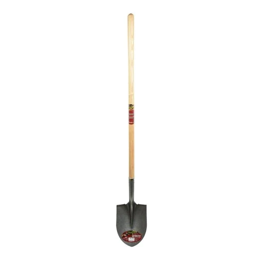Pro Yard 130505 Shovel Round Point 58in x 8-1/2in Blade Wood L-Handle