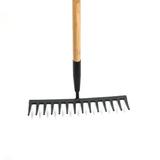 Pro Yard 130521 Asphalt Levelling Rake 56-1/2in 14-Carbon Steel Tine Hardwood Handle