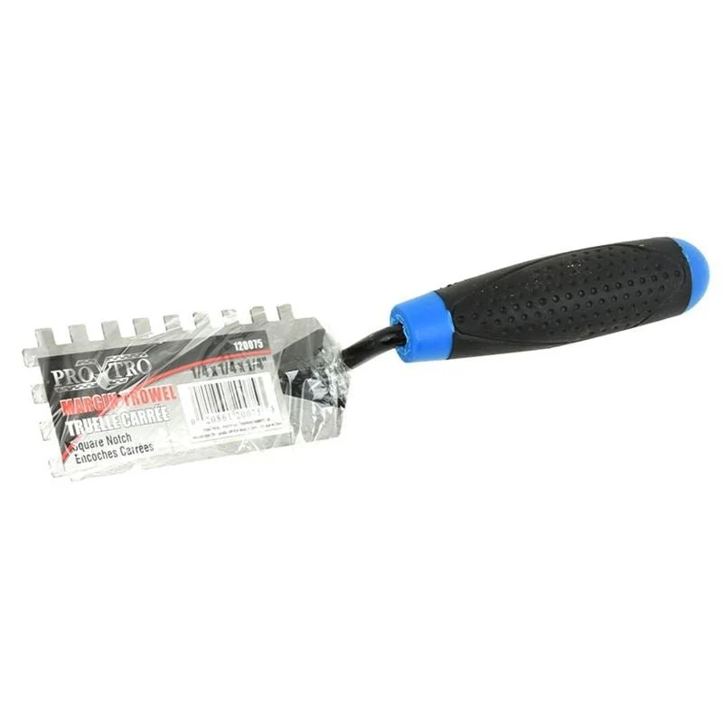 ProXTile 5 in. x 2 in. Square Notched Margin Trowel (1/4 in. x 1/4in. Sq Notch) - Image 3