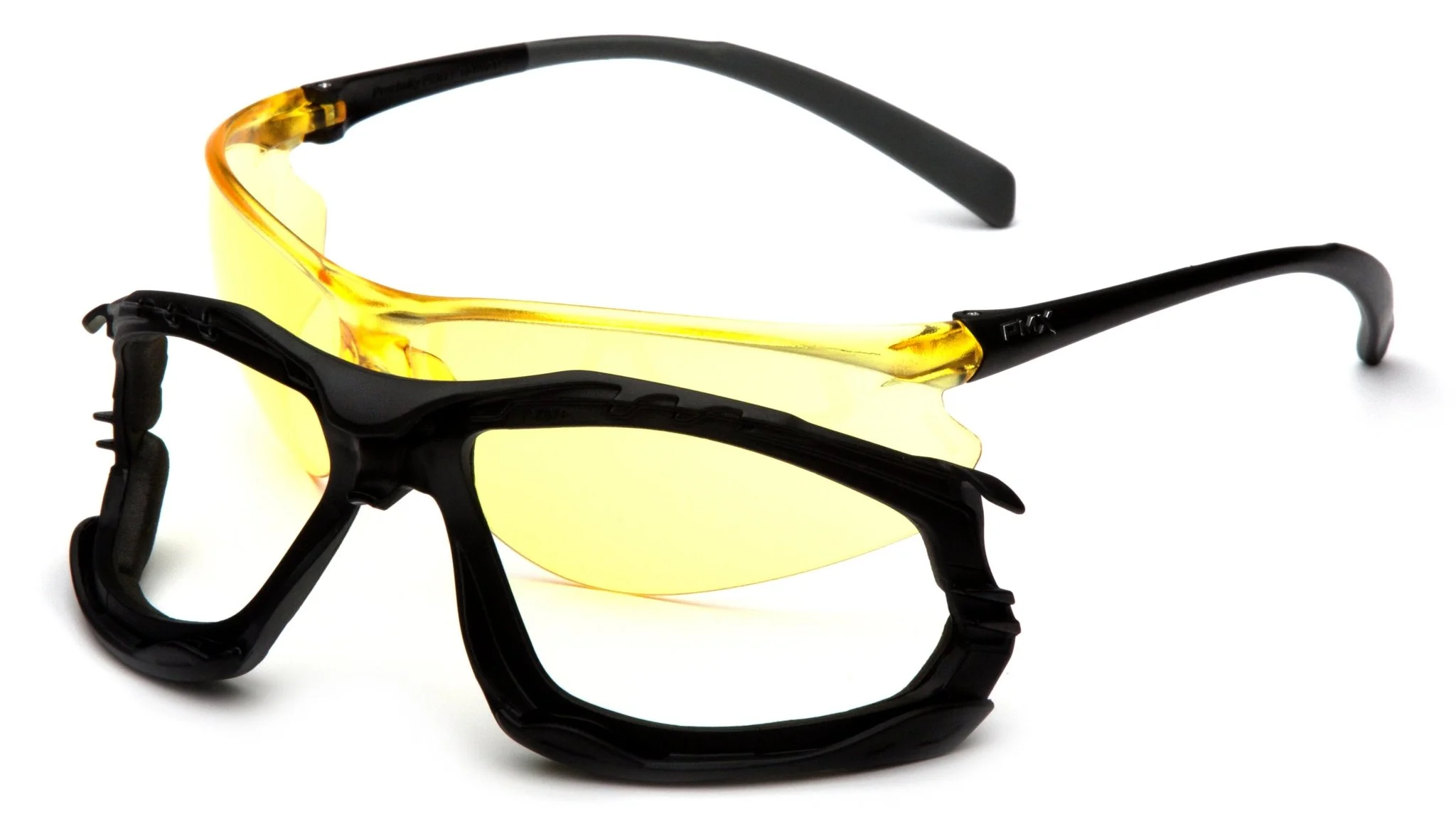 PYRAMEX Proximity Amber Lens Foam Padded Safety Glasses - Image 4