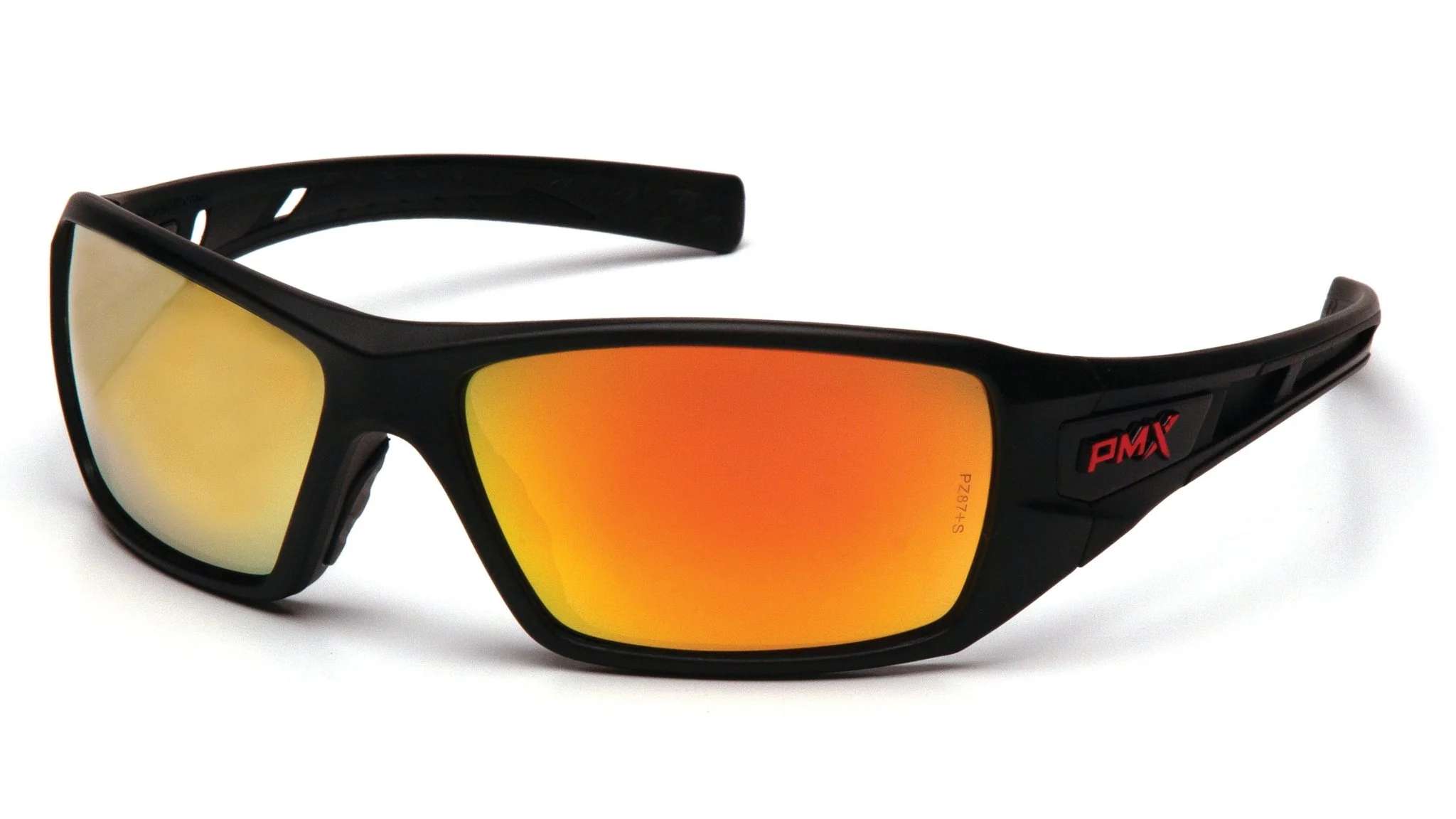 PYRAMEX Velar Full Frame Ice Orange Mirror Lens Safety Glasses - Image 2