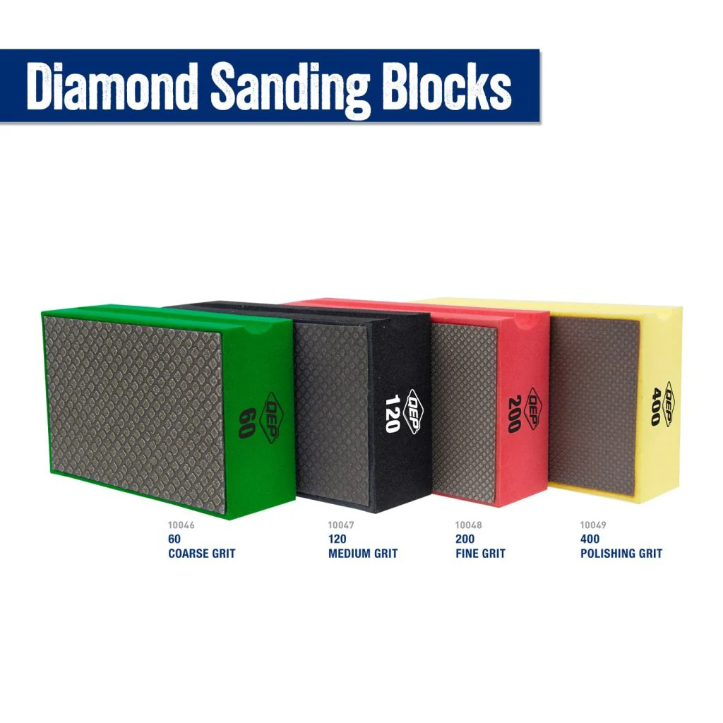 QEP 10048 200 Grit Fine Diamond Sanding Block - Image 3