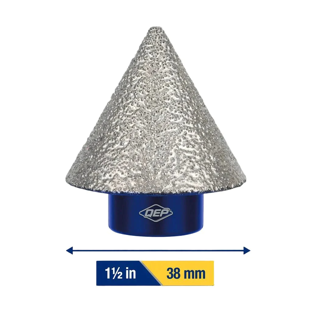 QEP 10066 1-1/2" (38mm) Diamond Milling Cone