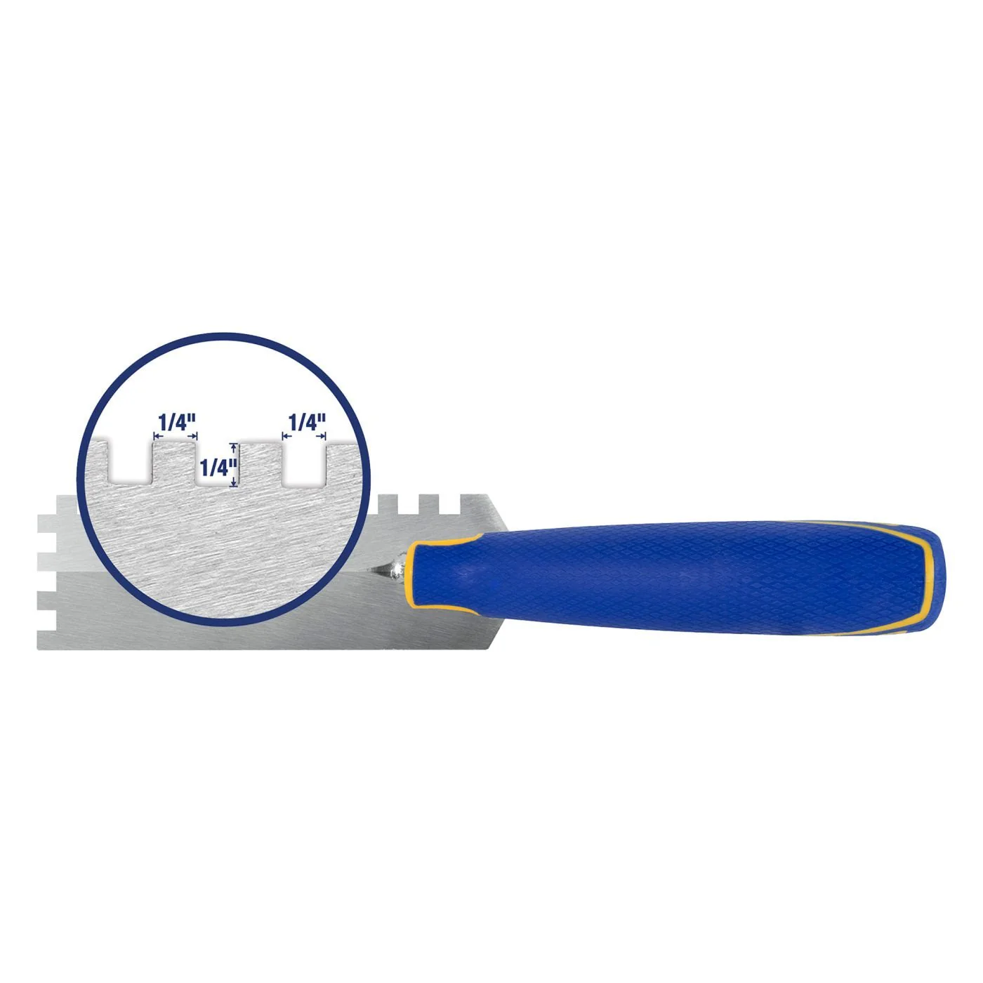 QEP 42114 Comfort Grip Margin Trowel Square Notch - Image 5
