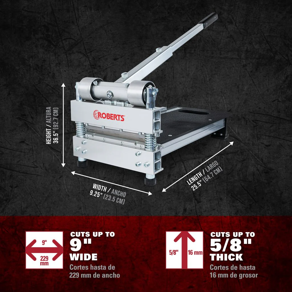 Roberts 10-911 9" PRECISIONCUTS™ PRO MULTI-FLOOR CUTTER - Image 4