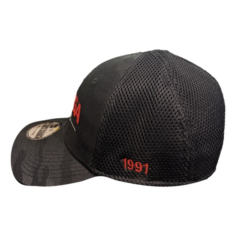 SAUGA TOOLS NEW ERA 39THIRTY BLACK CAMO HAT - Image 2