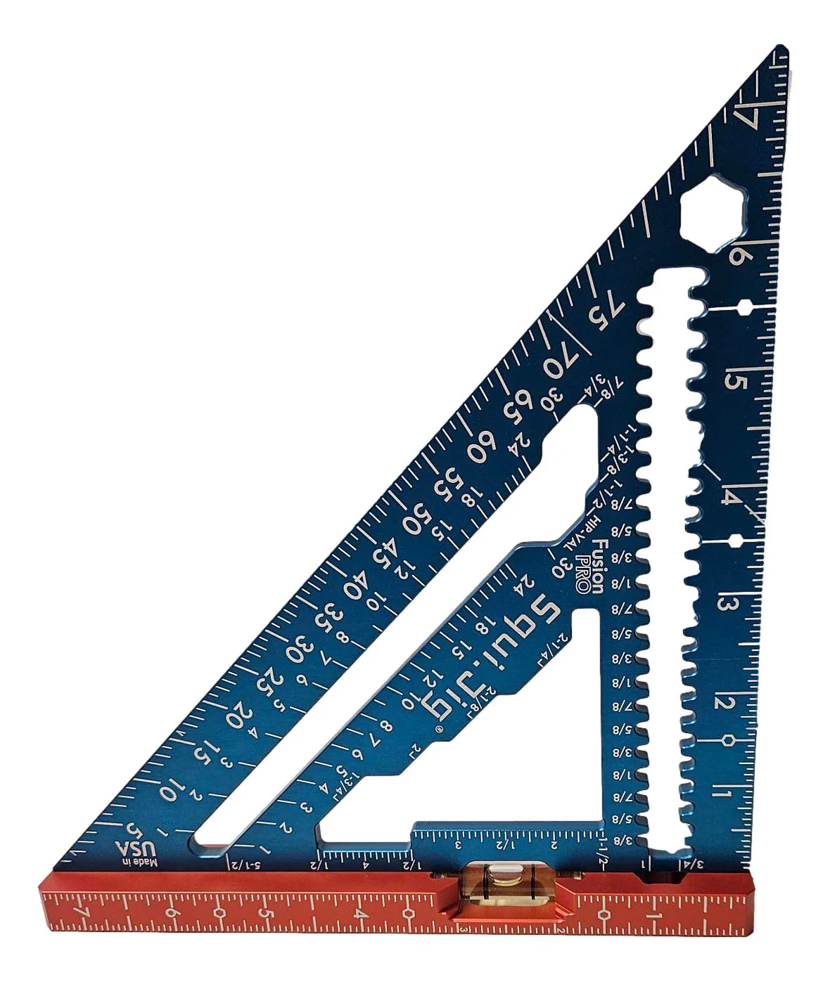 Squi.Jig Fusion Pro 7.5" Rafter Square - Limited Edition RWB - Image 3