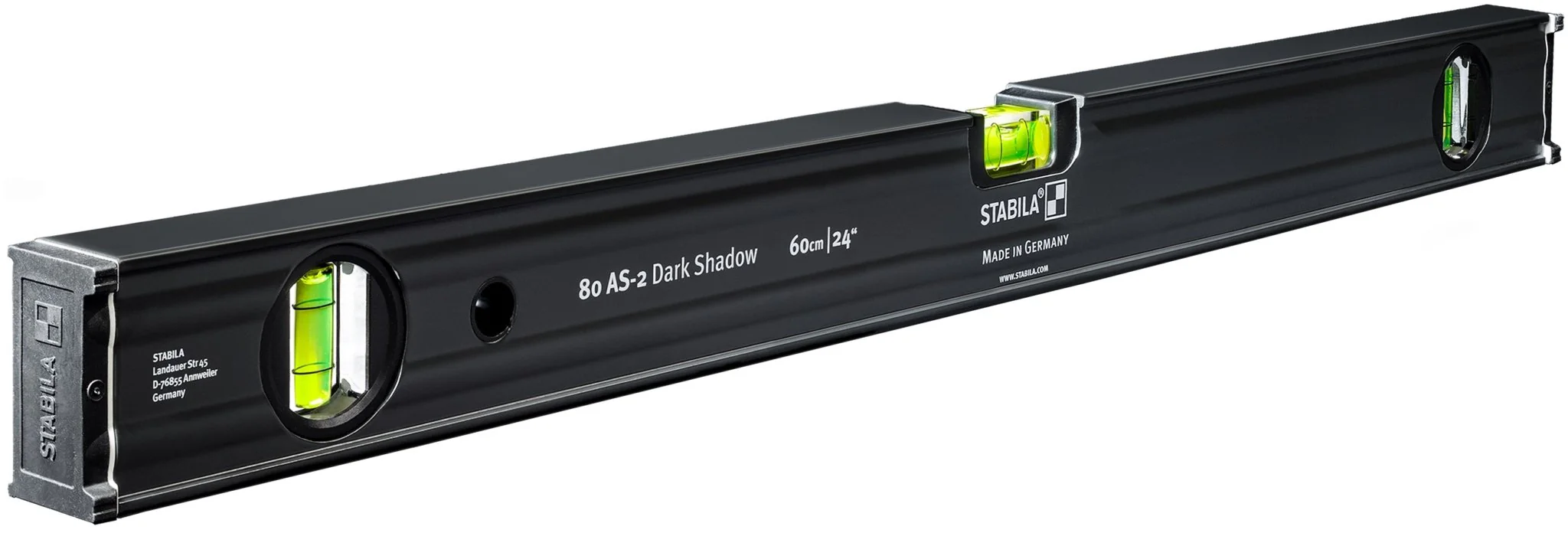 STABILA Stabila Dark Shadow Type 80-AS 24 Inch & 48 Inch Level Set - Image 2