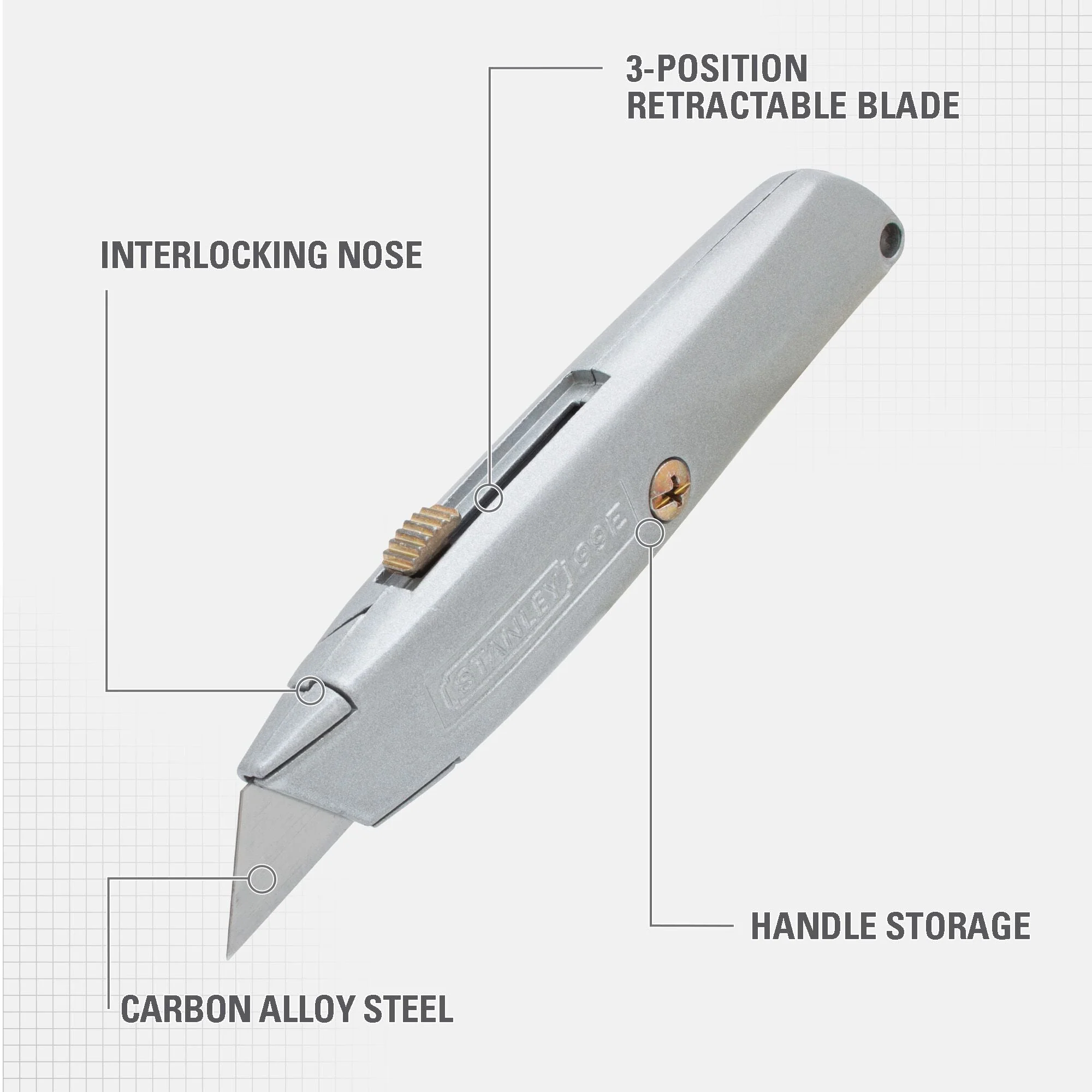 STANLEY 10-099 6 in Classic 99® Retractable Utility Knife - Image 12