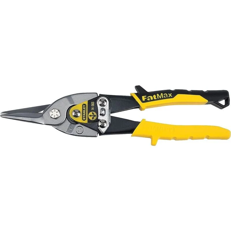 STANLEY 14-563 FATMAX Straight Cut Aviation Snips (Yellow) - Image 2