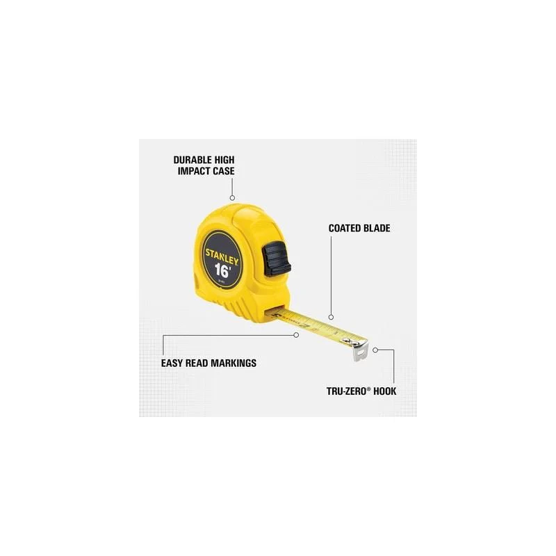 Stanley 30-495 16ft Tape Measure - Image 4