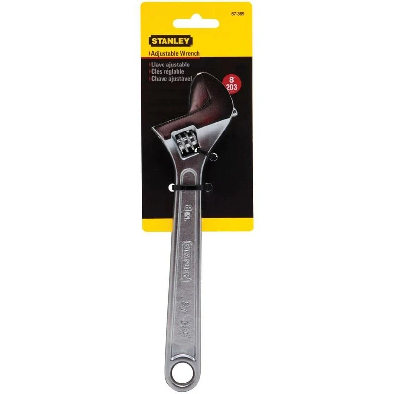STANLEY 87-369 8 in Adjustable Wrench - Image 2