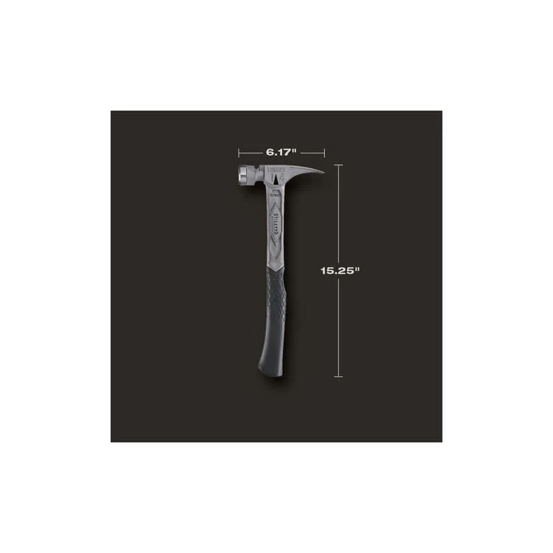 STILETTO TIB14RMC TIBONE 14oz Milled Titanium Framing Hammer - Image 5