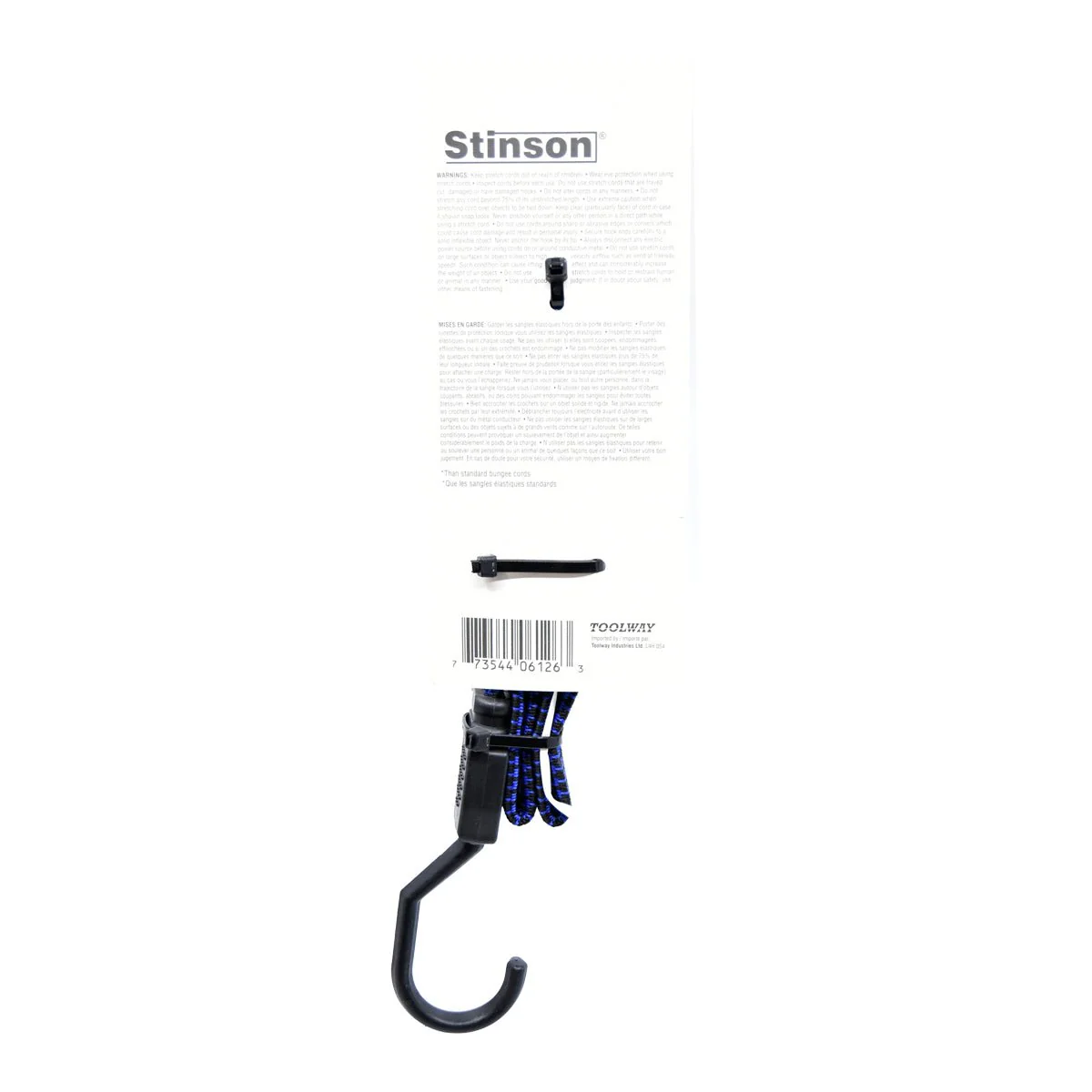 Stinson Cargo 406126 Tie Down Flat Stretch Cord 3/4in x 18in Blue - Image 4