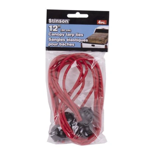 Stinson Cargo 406141 4PK Tie Down Bungee Ball Cord 12in - Image 3