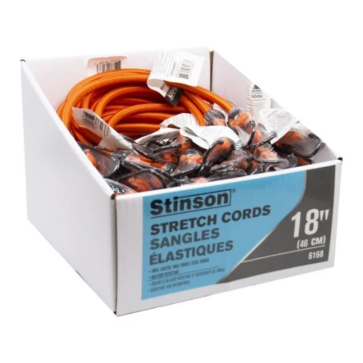 Stinson Cargo 406168 Tie Down Braided Bungee Stretch Cord 18in Blue - Image 4