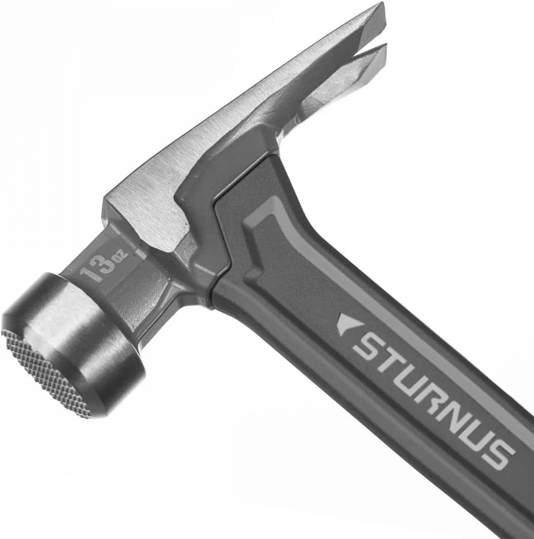 Sturnus Green Velocity Rip Claw Hammer – 13oz, Short Handle, Smooth Face - Image 3