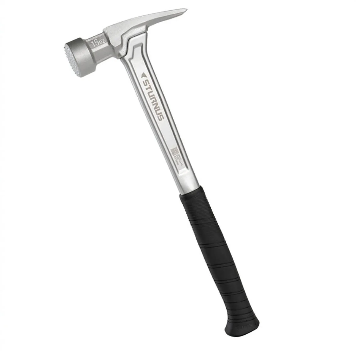Sturnus Silver Velocity Rip Claw Hammer – 15oz, Long Handle, Milled Face