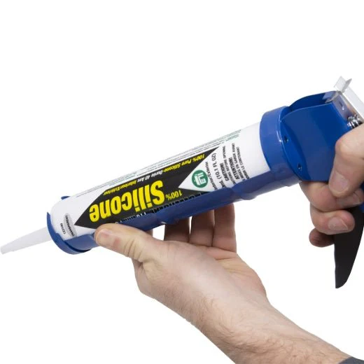 Tooltech 160001 Cradle-Style Caulking Gun with Auto Flow Stop 9in Blue - Image 3