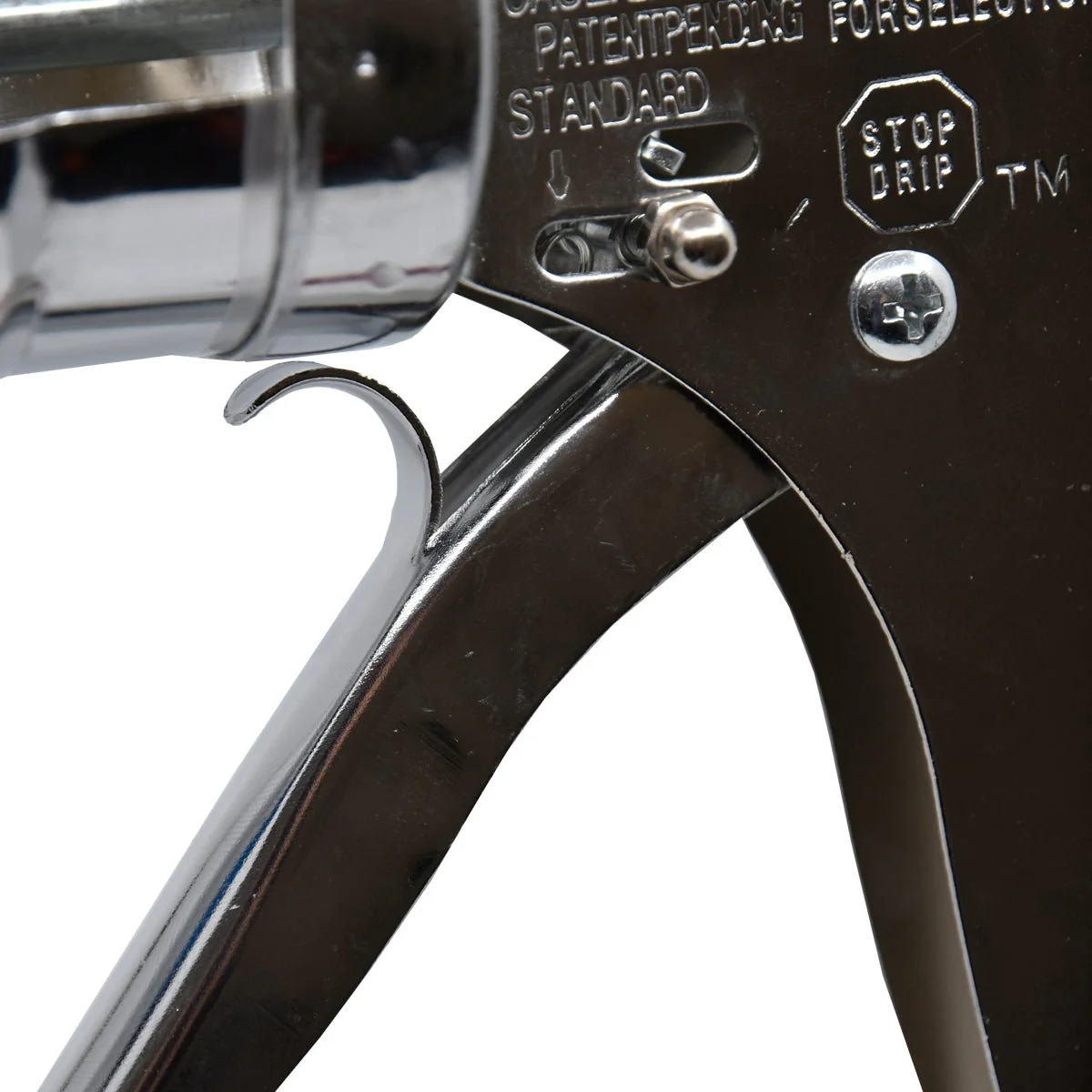 Tooltech 160002 Cradle-Style Chrome Barrel Caulking Gun 9in - Image 5