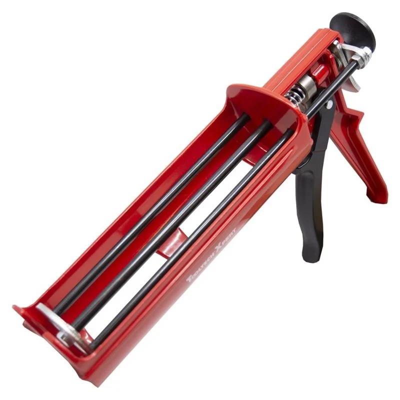 TOOLTECH 160021 PRO DUAL HIGH DENSITY CRADLE-STYLE EPOXY GUN 9in - RED