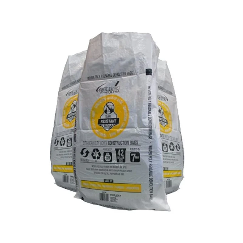 Toolway 186795 20PC HD CONSTRUCTION WOVEN DEMO BAG 29.25IN X48.5IN (7MIL) WHITE
