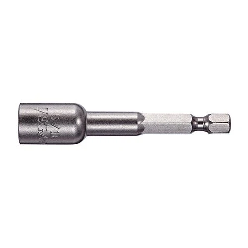 VEGA 165MN416-DB3 1/4" Mag Nutsetter x 2-9/16" - Clamshell 3pcs