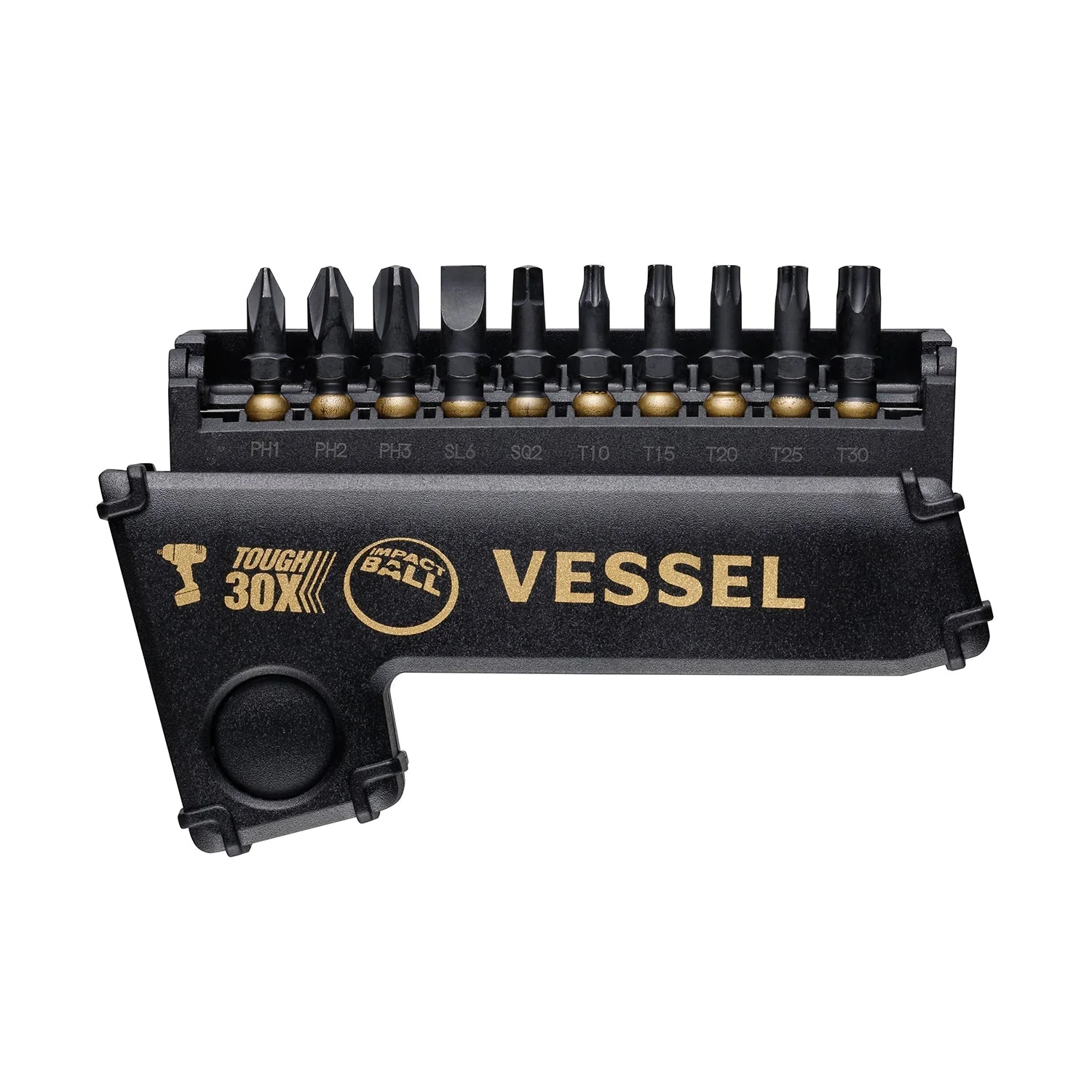 VESSEL Rechargeable BALL GRIP Screwdriver Kit - Gold Edition - Image 5