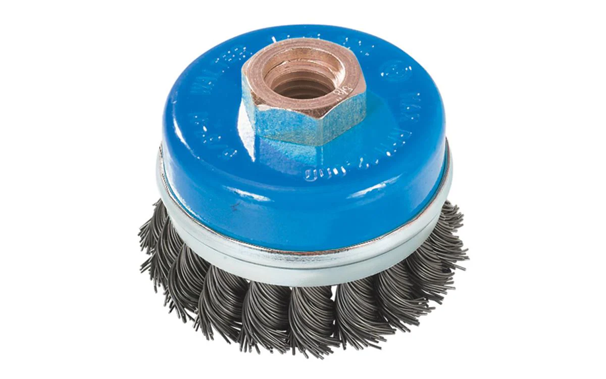 WALTER 13G314 3 5/8-11 WALTER 13G314 3 5/8-11 STAINLESS STEEL KNOTTED WIRE CUP BRUSHES - Image 2
