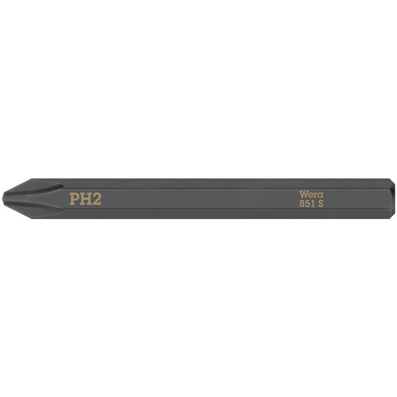 WERA 05018162001 851 S Phillips bits for impact screwdrivers, PH 3 x 70 mm - Image 2