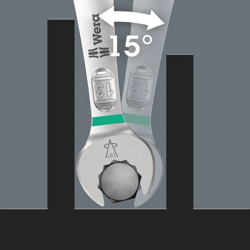 Wera 05020229001 6003 Joker 4 Set Imperial 1 Ring Spanner Set, 4 Pieces - Image 4