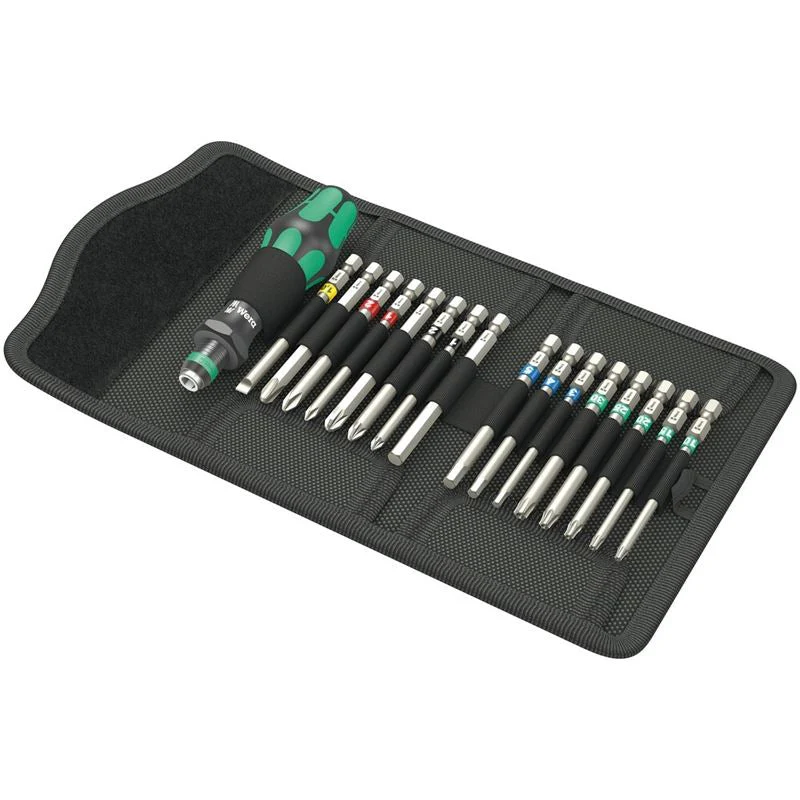 Wera 05059303001 Kraftform Kompakt 60 Tool Finder, 17 Pieces