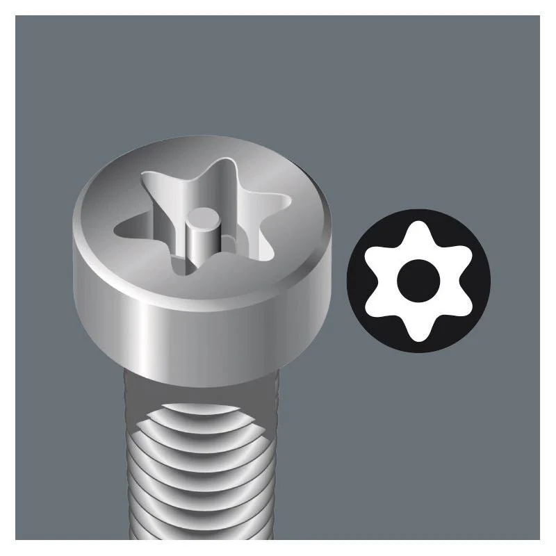 Wera 05059571001 867/4 Z Torx Bo Take It Easy Bits With Hole, Tx 25 X 89 Mm - Image 4