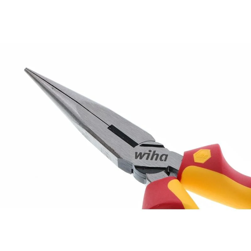 WIHA 32923 Insulated Industrial Long Nose Pliers 8 in - Image 3