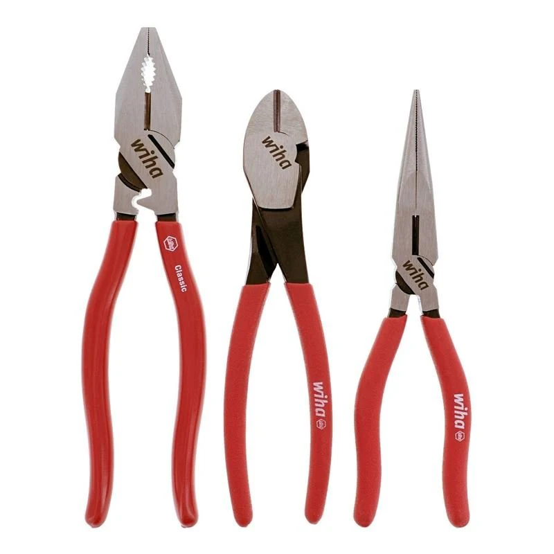 WIHA 34680 3 Piece Classic Grip Pliers and Cutters Tray Set - Image 2