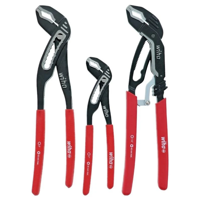 WIHA 34690 3 Piece Classic Grip Adjustable Water Pump Pliers Tray Set - Image 2