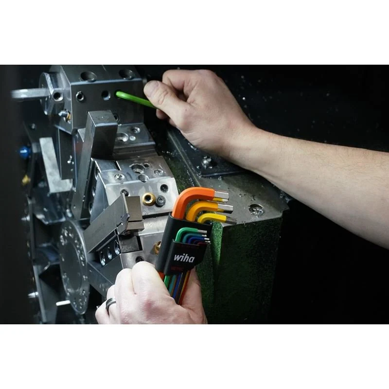 WIHA-66980 9 Piece Ball End Color Coded Hex L-Key Set - Metric - Image 4
