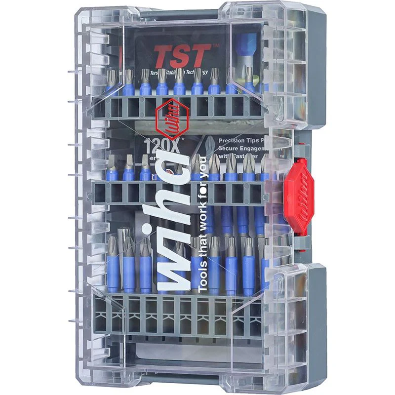WIHA 70297 TerminatorBlue Universal 1/4 in Hex Shank Impact Bit Set 40pc - Image 5