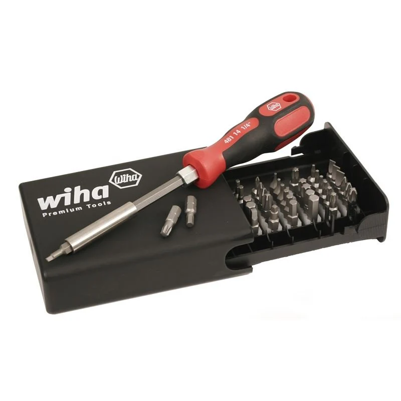 Wiha Bits Collector Torx/Slotted/Phillips/Square/Hex 38 Piece Set - Image 2