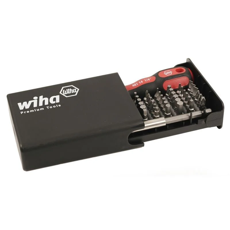 Wiha Bits Collector Torx/Slotted/Phillips/Square/Hex 38 Piece Set - Image 3