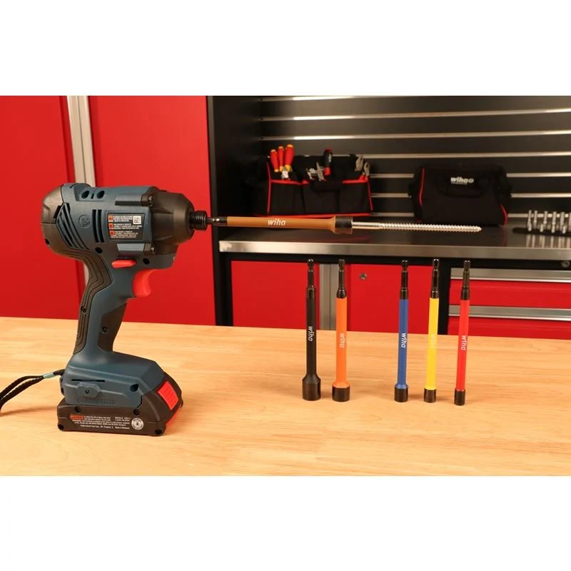 Wiha Color Coded Magnetic Nut Setters 6-Piece - Image 2